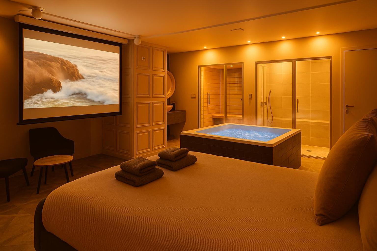 Appartement Avec Jacuzzi Sauna & Home Cinema - Nid D'アンジェ エクステリア 写真